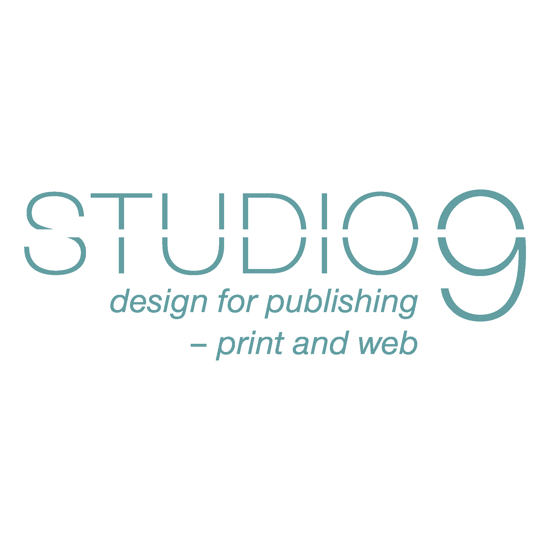 Studio 9 Name Logo Vector Logo